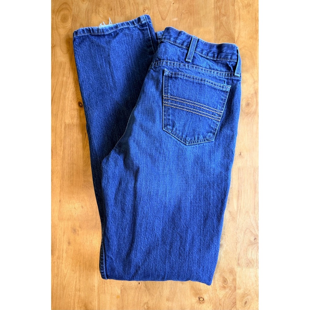 Cinch Up Mens Western Jeans 36x38 Medium Wash Blue Cotton Straight Leg MB98034